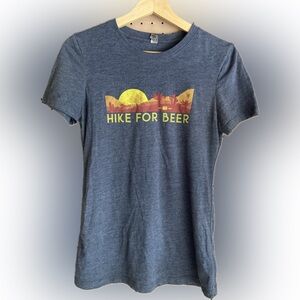Hike for Beer Desert Sunset T-shirt, Size M
